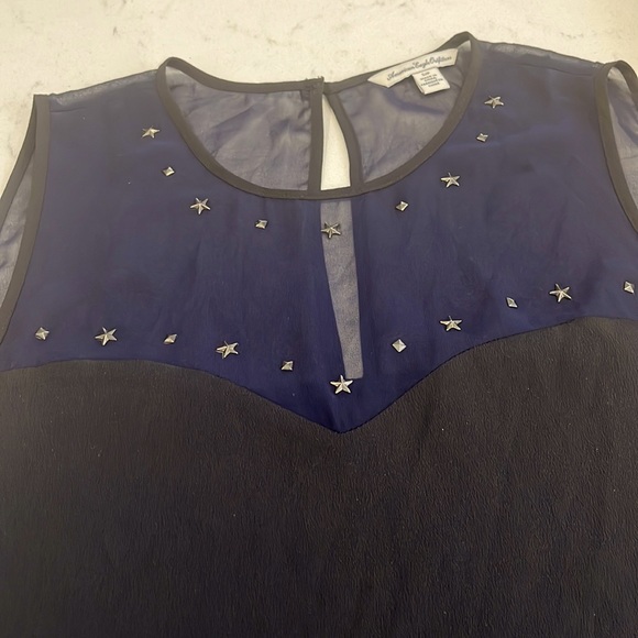American Eagle Outfitters Sleeveless Top with Stars and Studs - Picture 1 of 7